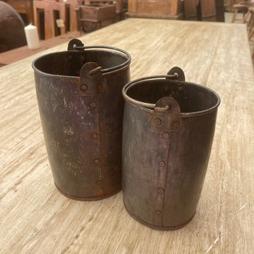 Original Iron Buckets set of 2