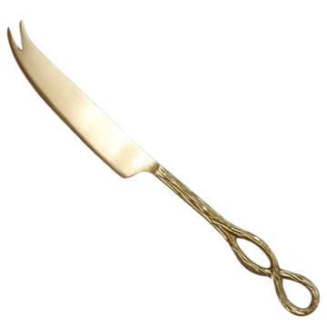 Infinity Cheese Knife - Brush Gold