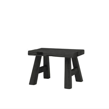 Parq foot stool Black rectangle