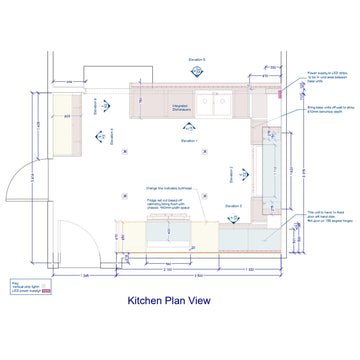 Kitchen Drawings - 1 room package