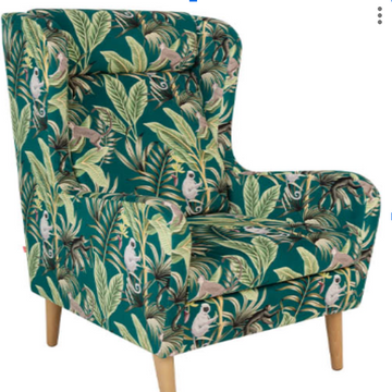 Geta print chair - Monkey