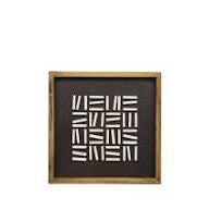 Alto  Wall art  Small black white grid