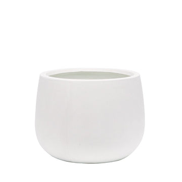 Ahuriri White Cement Planter - Medium