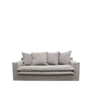 Keely Slipcover Sofa 2 Seater - Cement