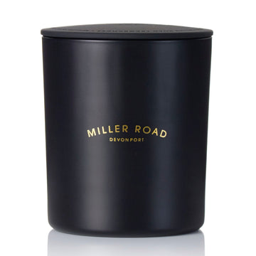 Black Luxury Candle - Bamboo White - Black