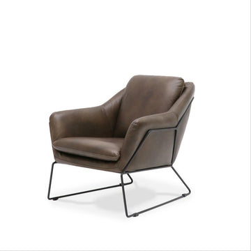 Workshop Armchair Aged Brown