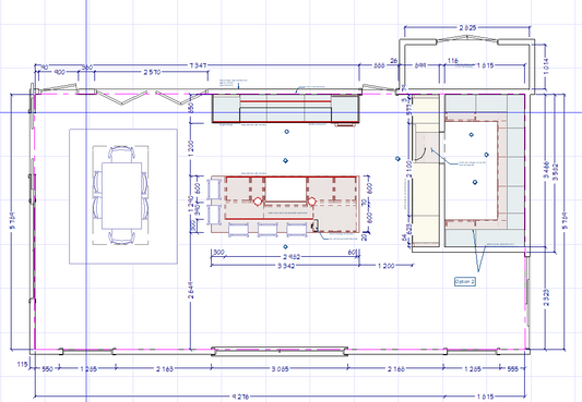 Kitchen,  Scullery, Laundry   Drawings -  3 room package