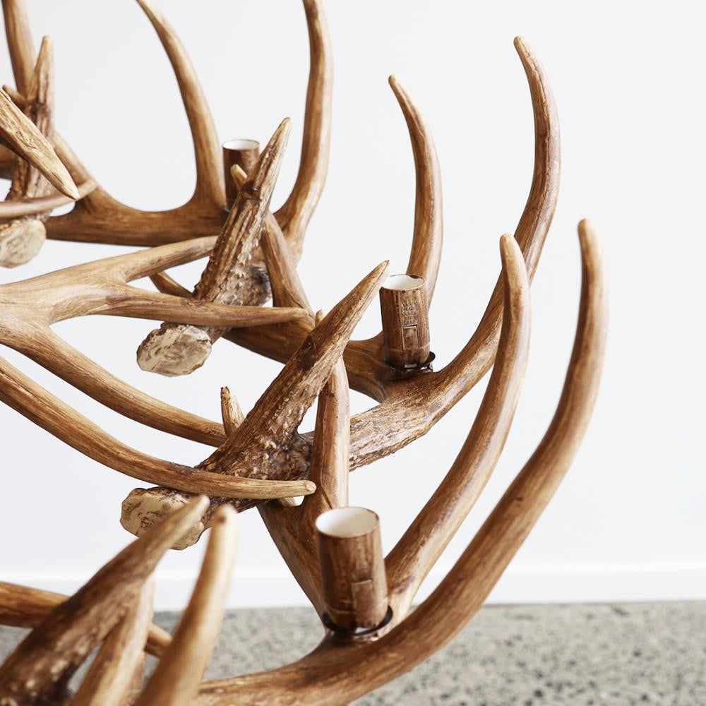 Antler Chandelier - Large, Natural