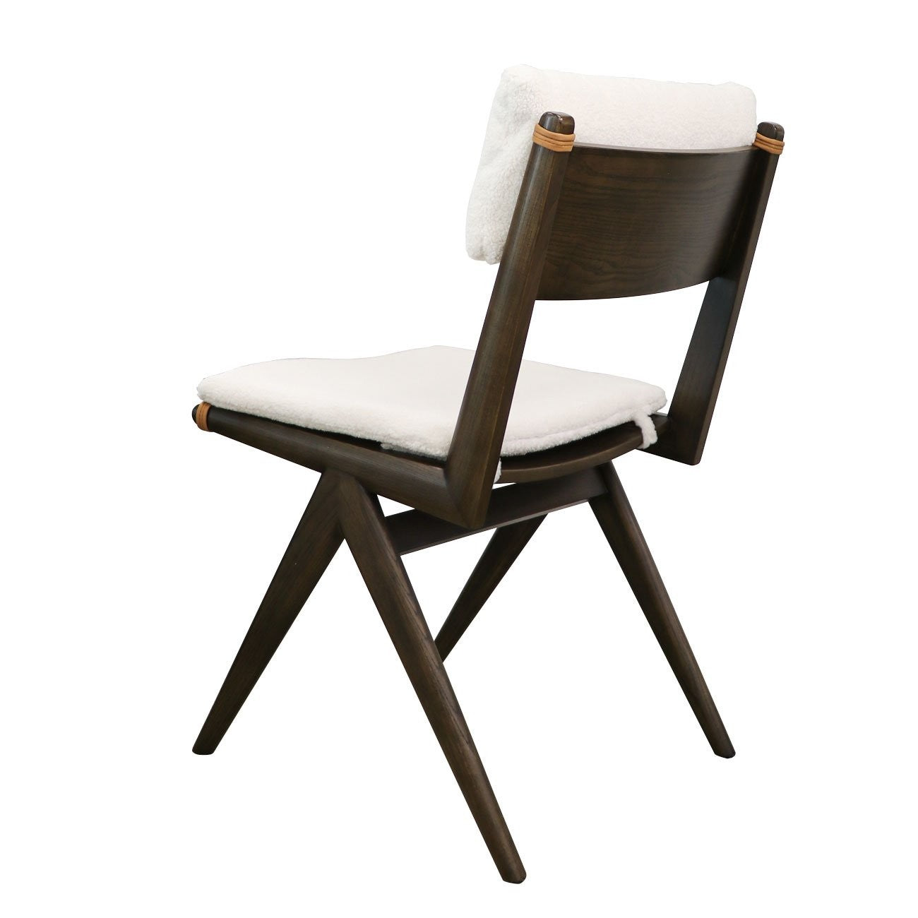 Cortez Dining Chair, Removable cushions - Brown