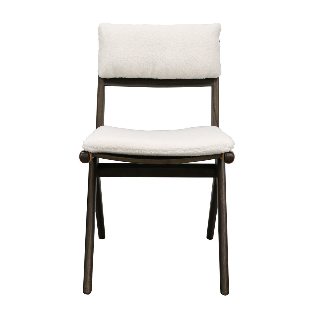 Cortez Dining Chair, Removable cushions - Brown