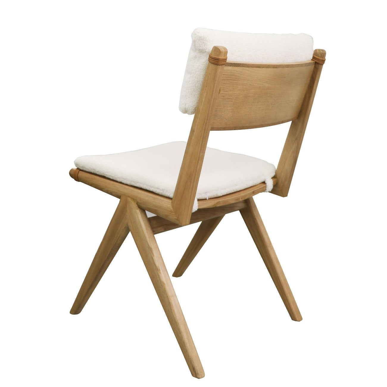 Cortez Dining Chair, Removable Cushions - Natural