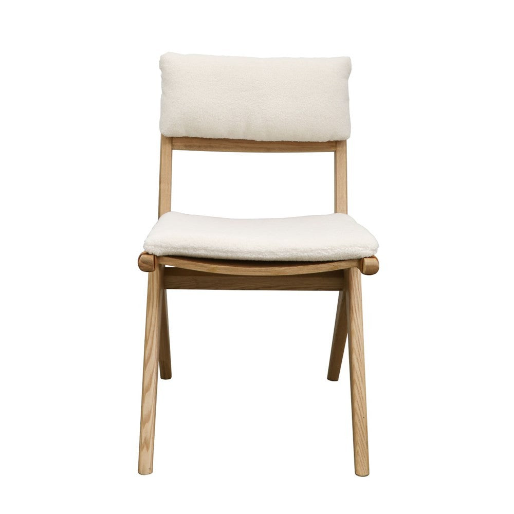 Cortez Dining Chair, Removable Cushions - Natural