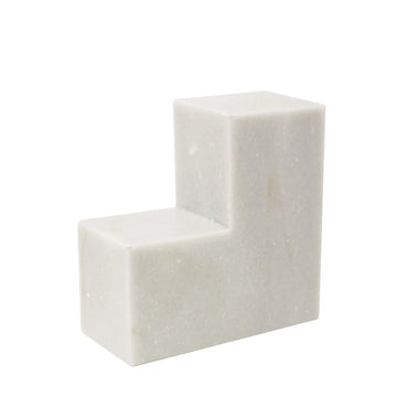 Marble Book ends L shape