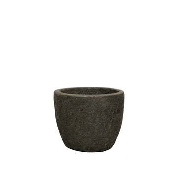 Lava Egg pot -small - Black