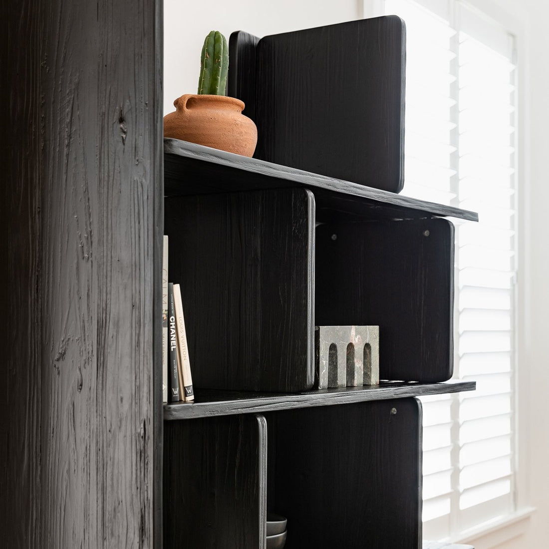 Fernando Shelving Unit Matt Black