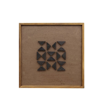 Alto Wall Art  Square _ Black geometric