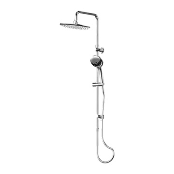 Oakley Twin Rail Shower - Chrome