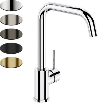 Uno Square Kitchen Mixer - Chrome