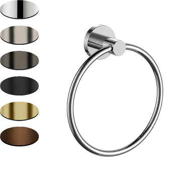Pari Towel Ring Round - Chrome