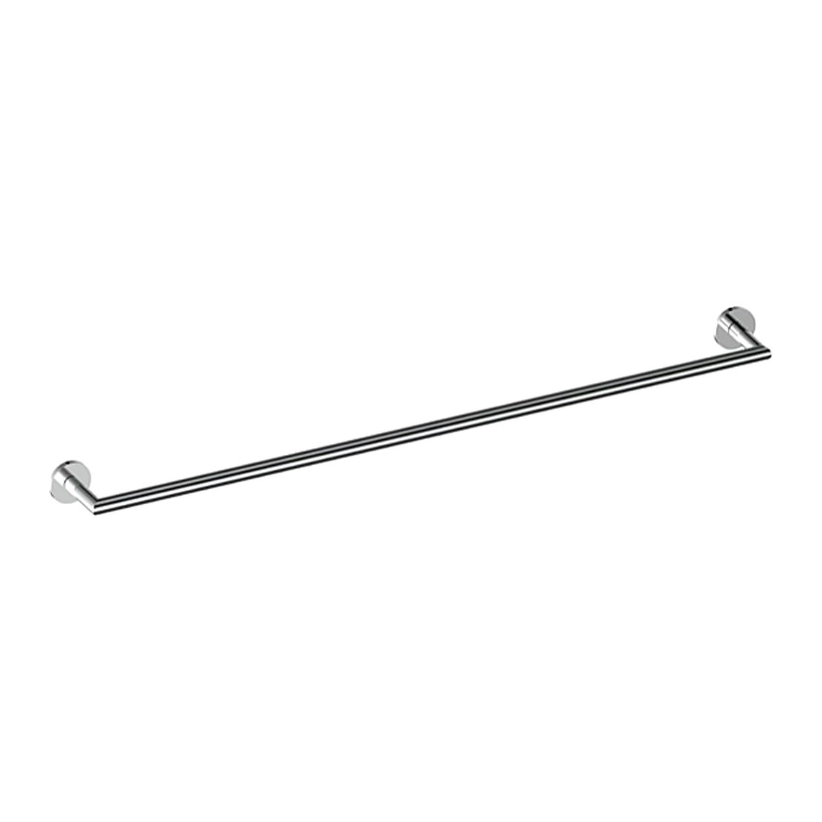 Zola Single Towel Rail 600mm - Chrome
