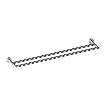 Zola Double Towel Rail 600mm - Chrome