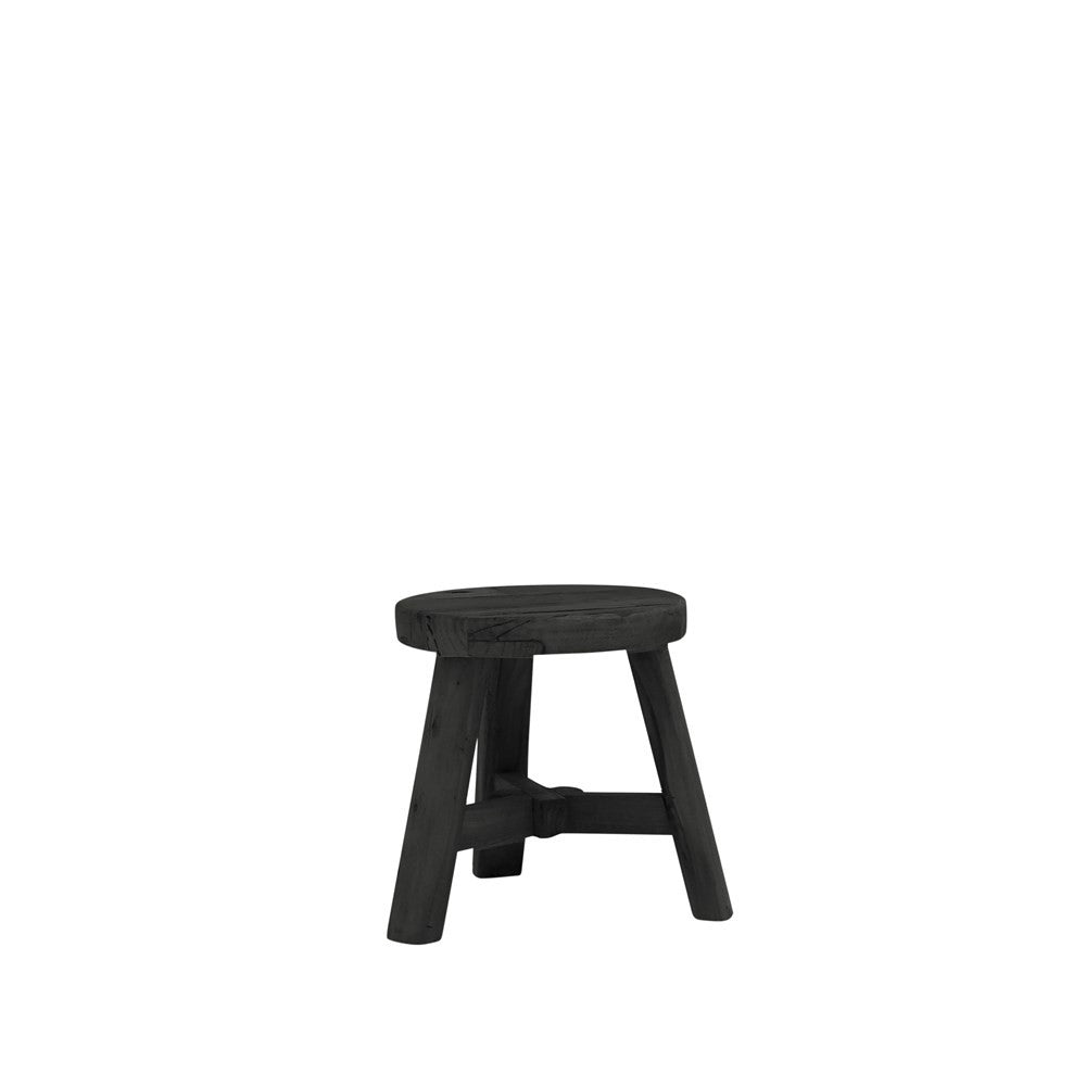 Parq Foot stool Black Round