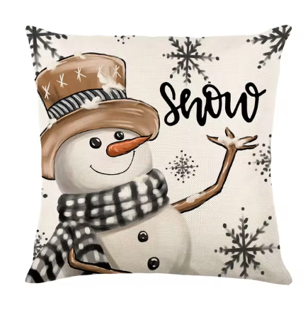 Christmas cushions Snowman