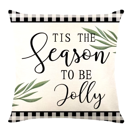 Christmas cushions  Jolly