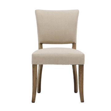 Crane Linen Dining Chair - Cream