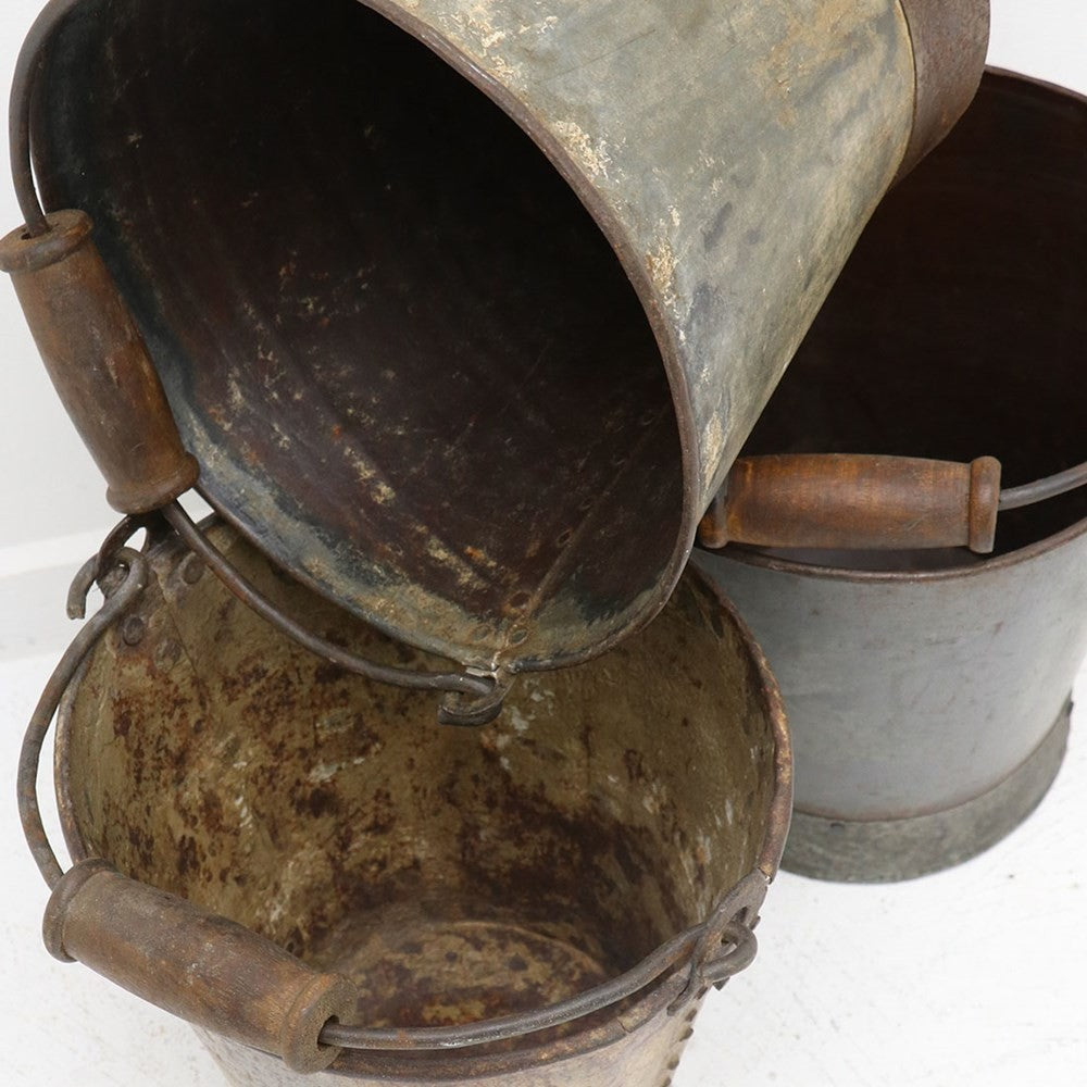 Original Bucket with wooden handle -Small