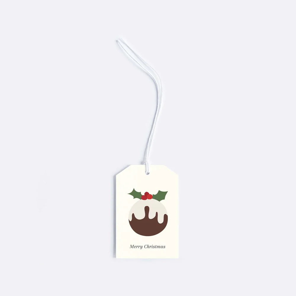 Gift tag Christmas Pudding