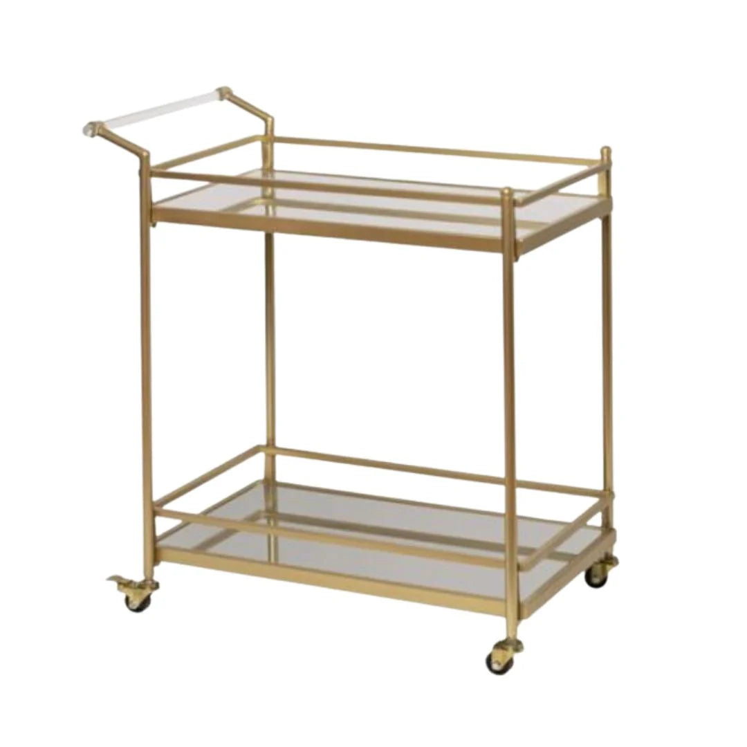 Bradley Gold bar cart