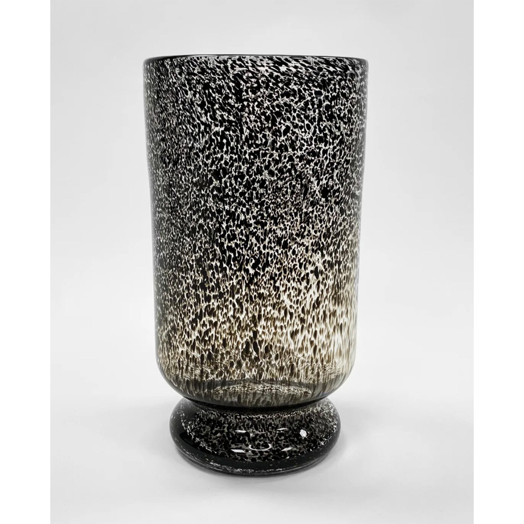 Black Leopard Hurricane vase  Large