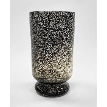 Black Leopard Hurricane vase  Large