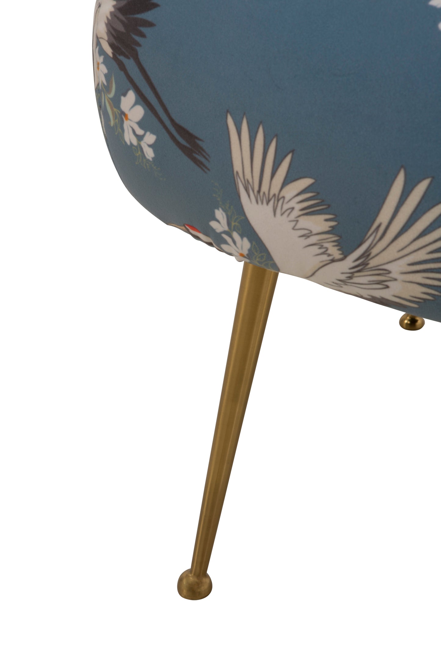 Cloe Crane bird print chair only