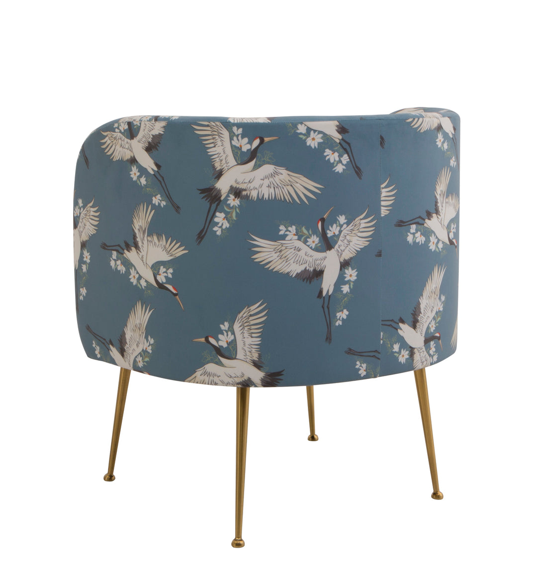 Cloe Crane bird print chair only