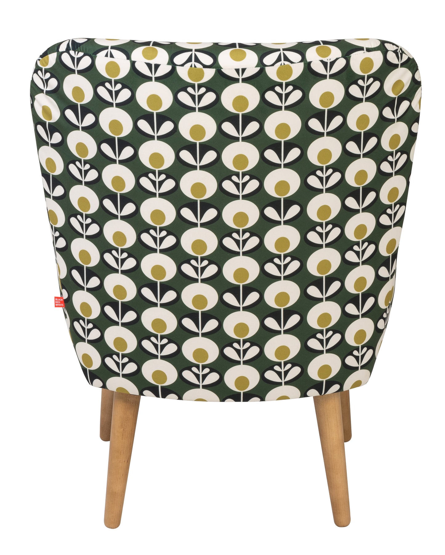 Noja velvet Arm Chair Wotan Print