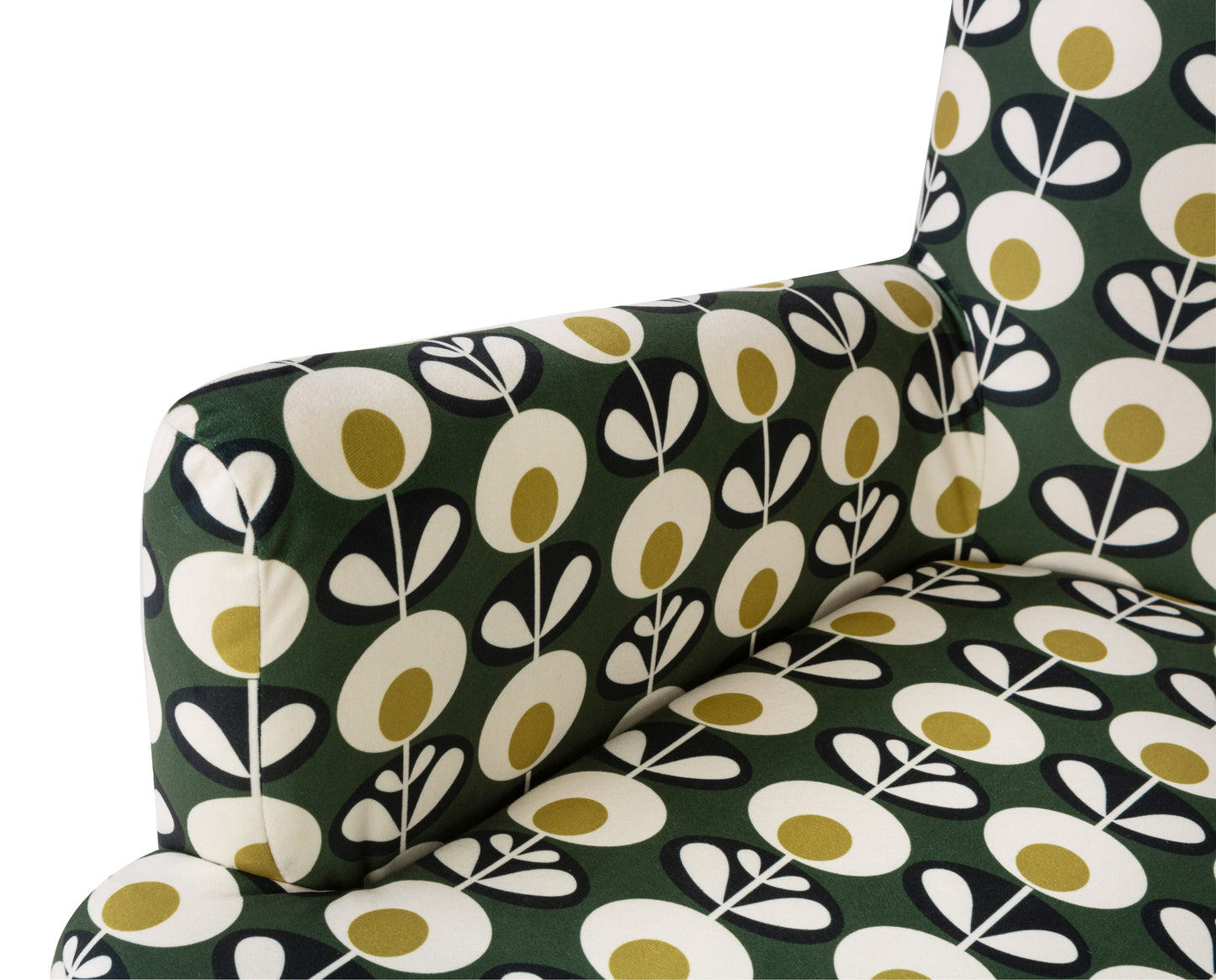 Noja velvet Arm Chair Wotan Print