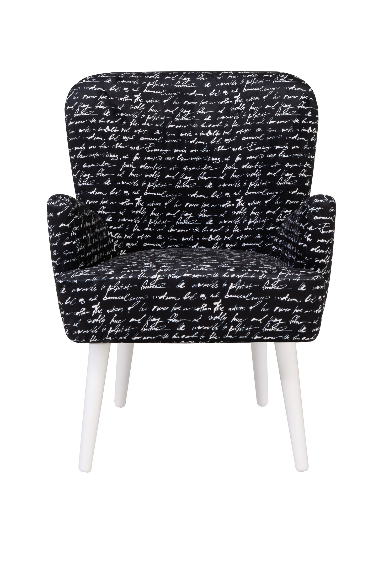 Noja velvet Arm Chair Prismo Print