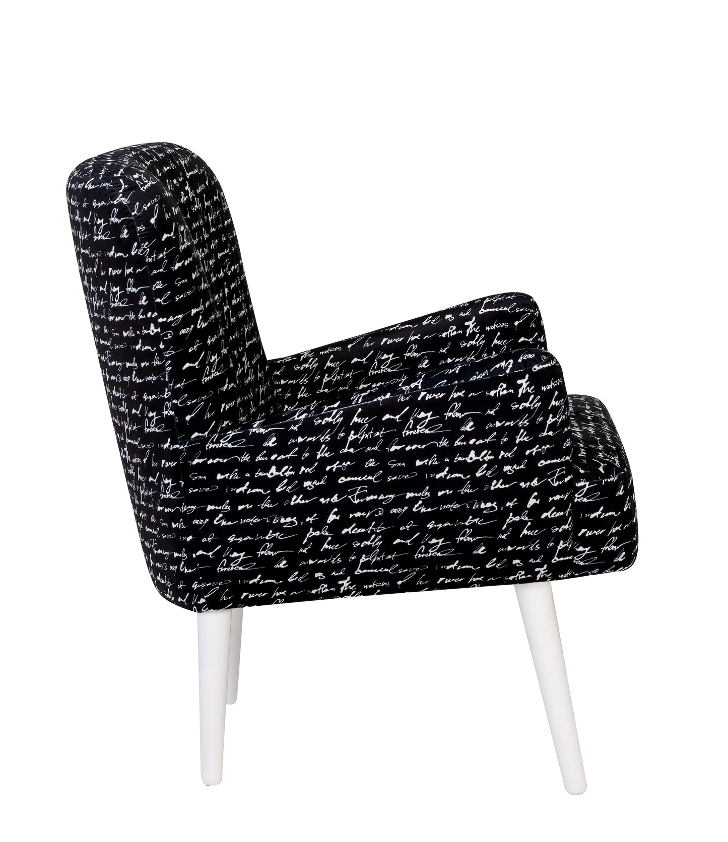 Noja velvet Arm Chair Prismo Print