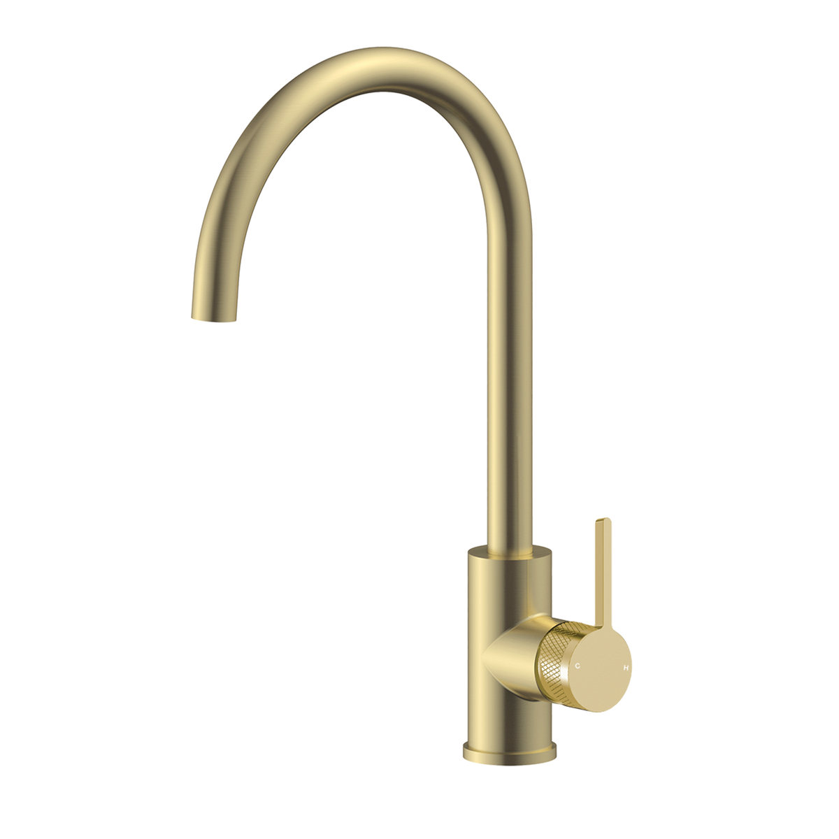 Pioneer Forge Swivel Kitchen Mixer - Brushed Gold