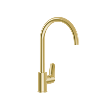 Civic Swivel Kitchen Mixer - Brushed Gold