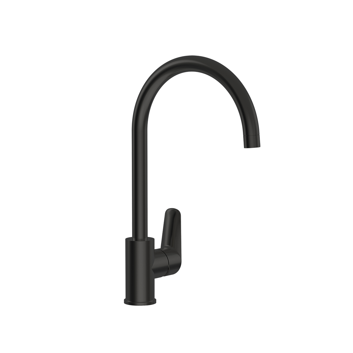 Civic Swivel Kitchen Mixer - Matte Black