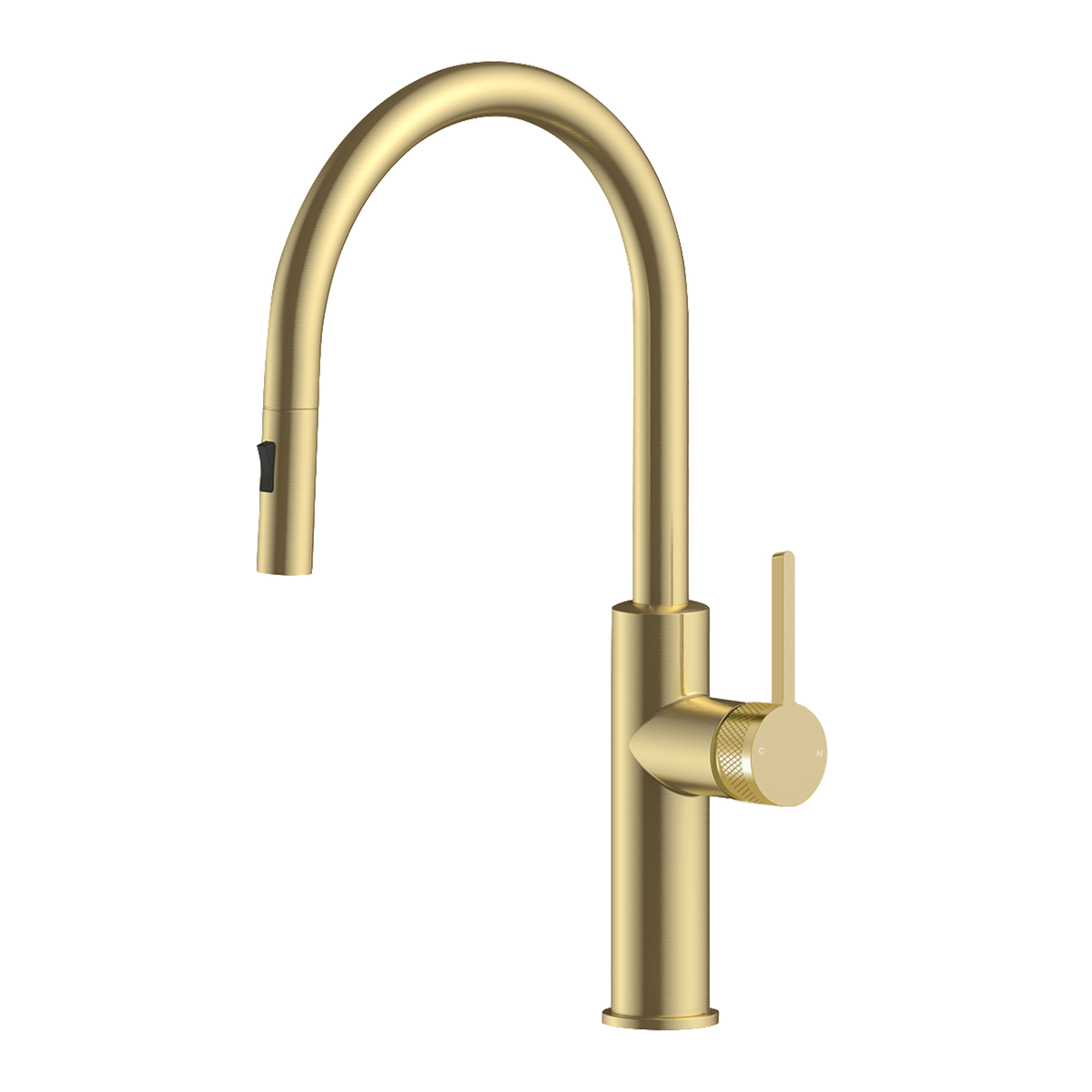 Pioneer Forge Kitchen Mixer, Extractable - Brushed Gold