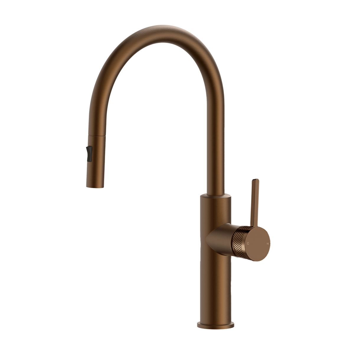 Pioneer Forge Kitchen Mixer, Extractable - Brushed Bronze