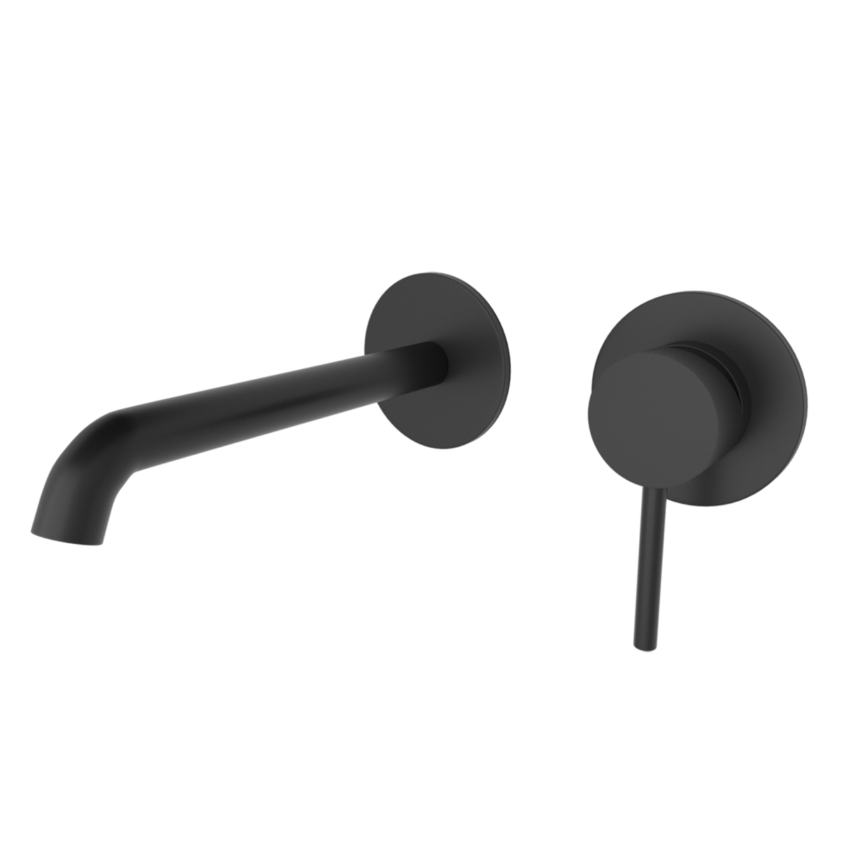 Pioneer Wall Mount Basin Mixer - Matte Black