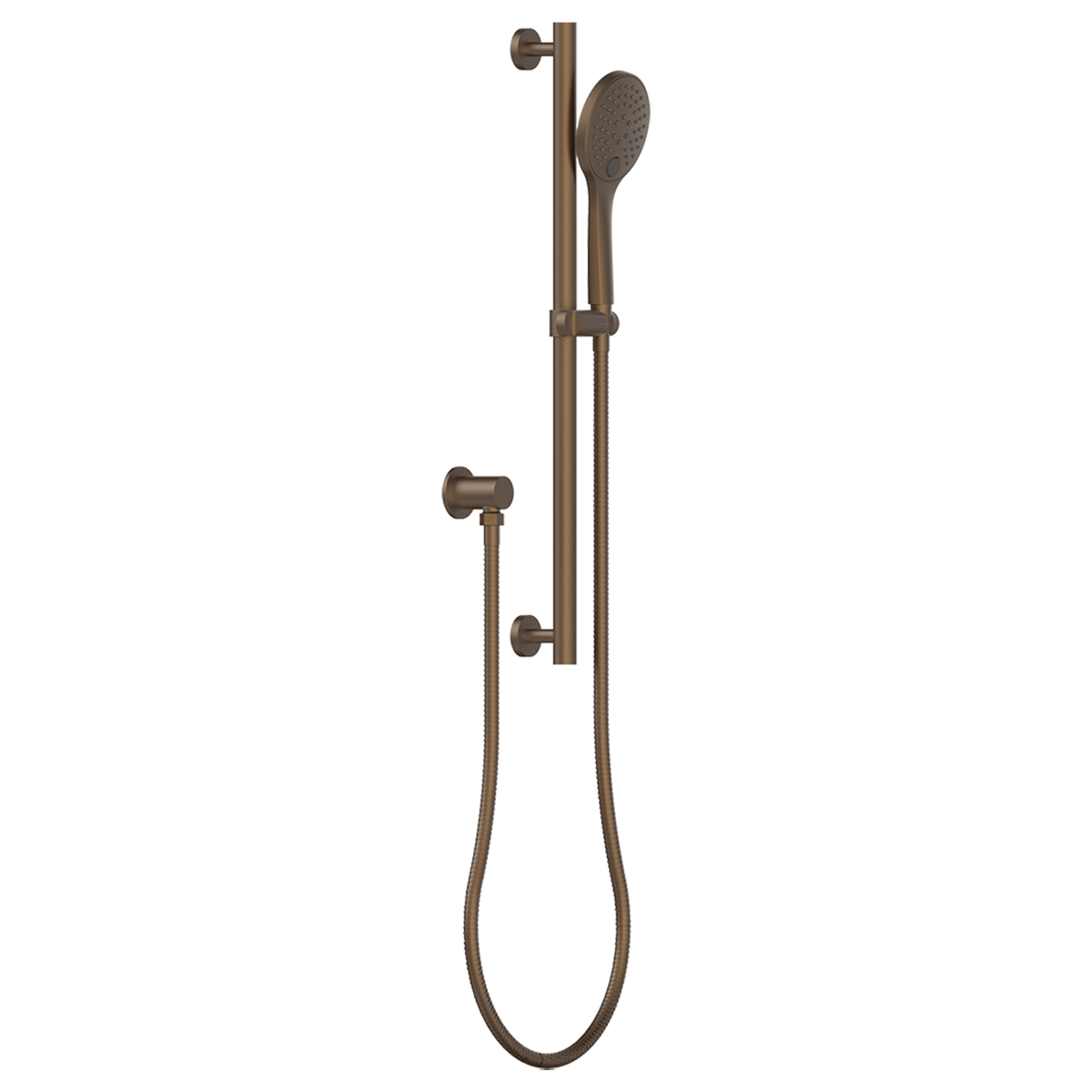 Pioneer Slide Shower Set, 3 Func, Female - Brushed Bronze