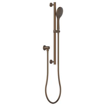 Pioneer Slide Shower Set, 3 Func, Female - Brushed Bronze