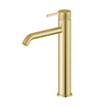 Pioneer Forge Tall Basin Mixer, 278mm - Brushed Gold