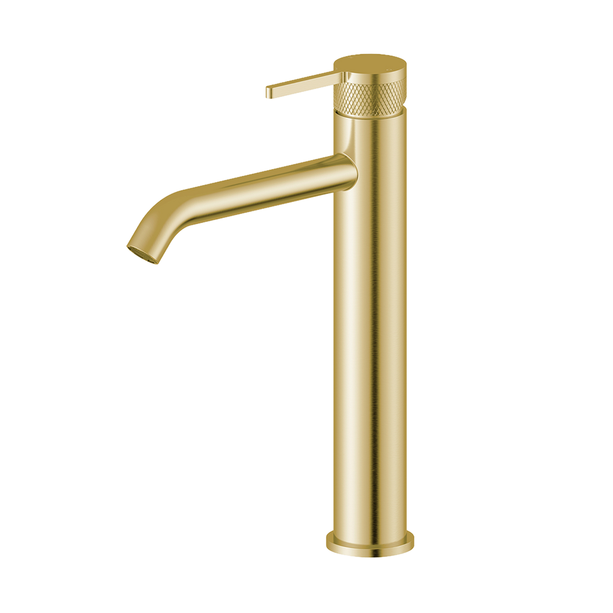 Pioneer Forge Tall Basin Mixer, 278mm - Brushed Gold
